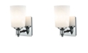 Macy's 1 Light Vanity in Chrome and Opal Glass